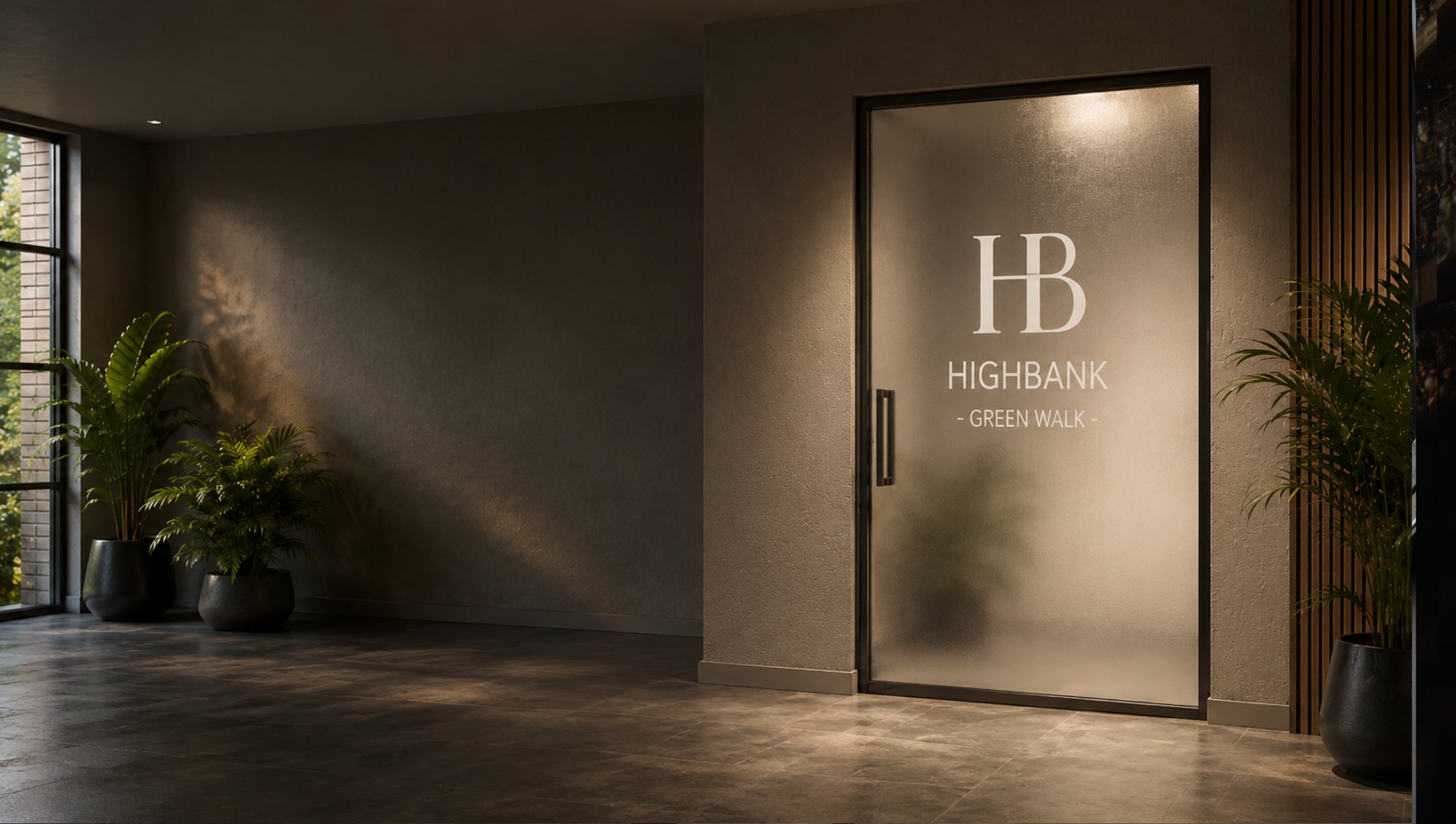 Highbank Green Walk signage