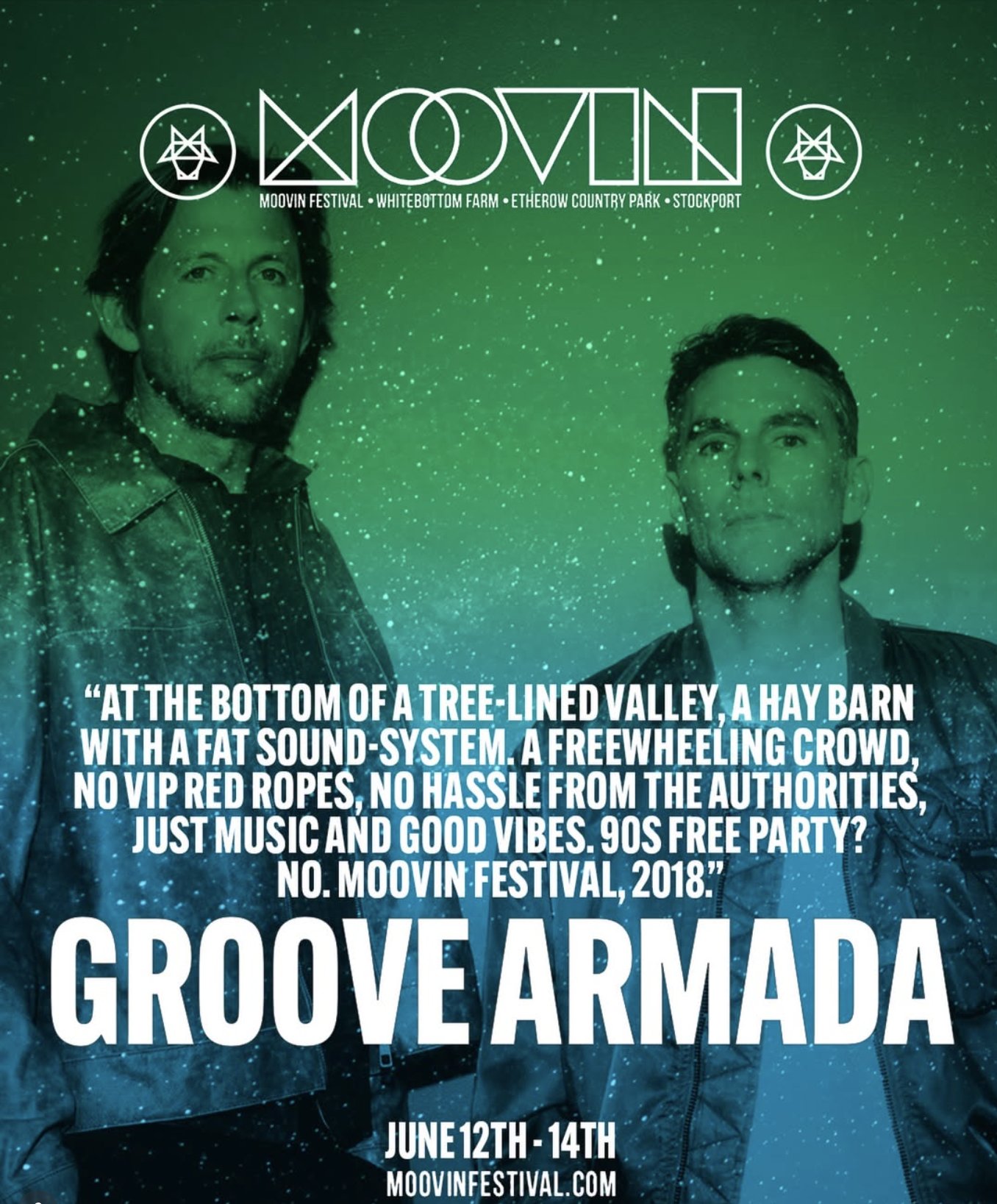 Moovin Festival — Groove Armada lineup announcement
