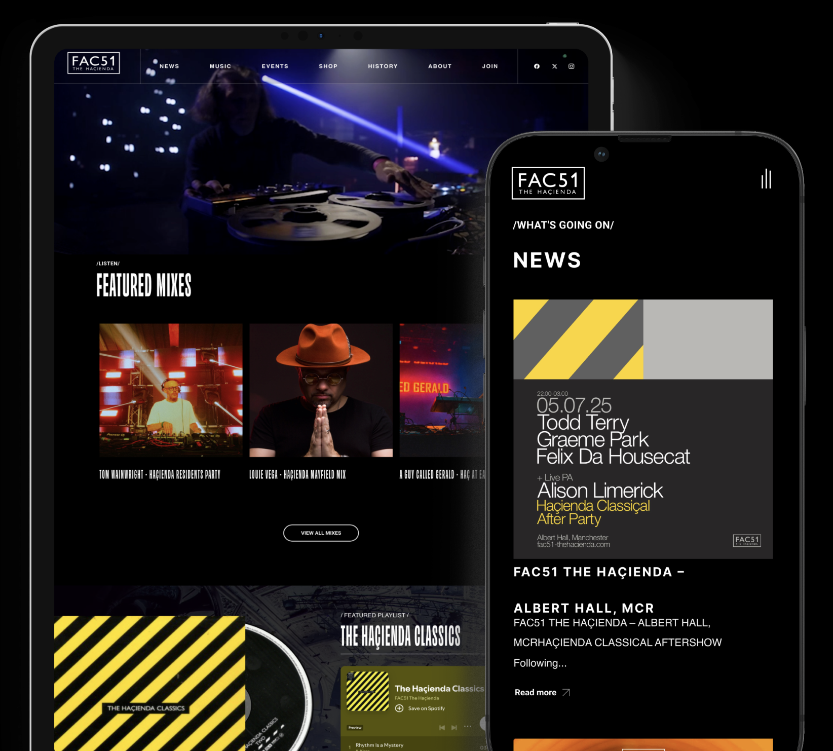 Hacenda Responsive Website